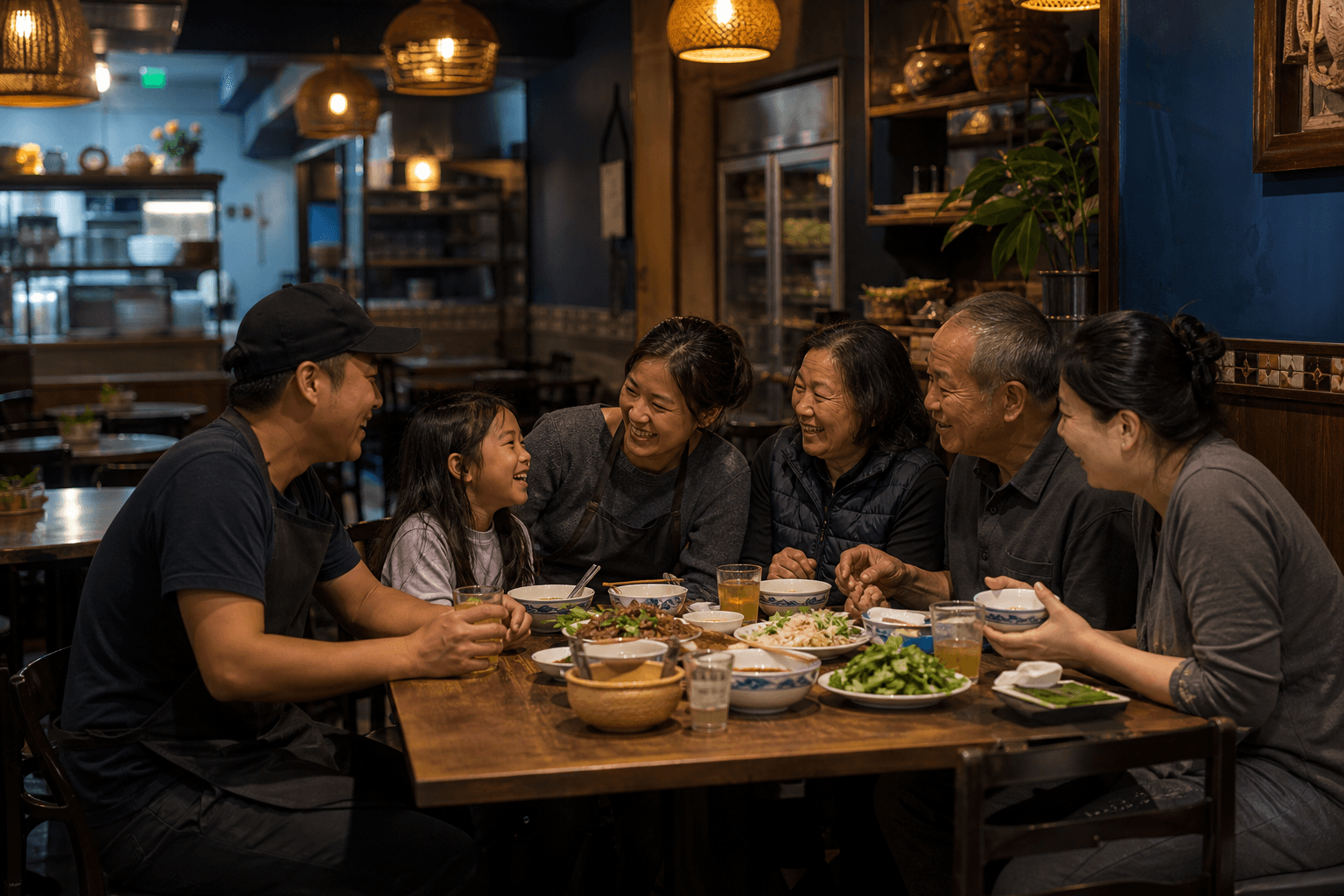A trusted advisor explaining coverage to a family